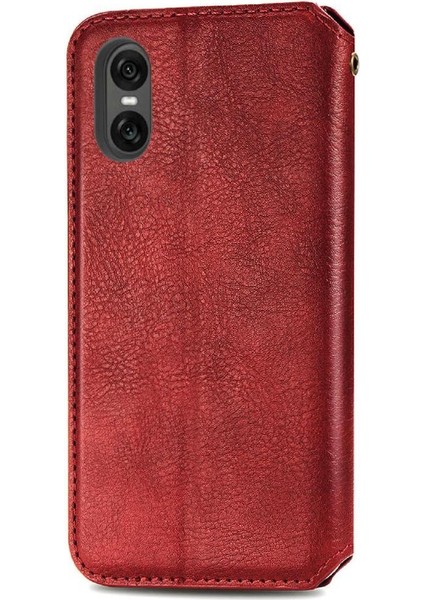 Sony Xperia 10 Vi Için Flip Case Moda Tasarımı Zarif Iş Çevirme (Yurt Dışından) modelleri