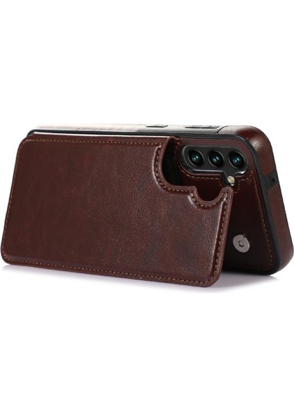 Kart Tutucu Kickstand Çift ile Samsung Galaxy S23 Fe 5g Için Cüzdan Kılıf (Yurt Dışından)