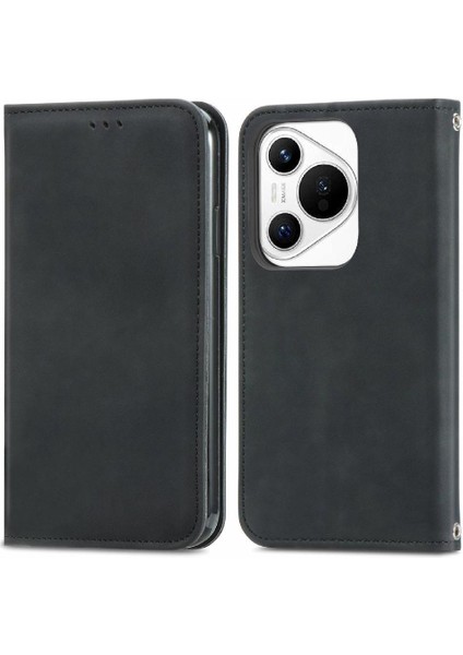 Huawei Pura 70 Için Flip Case Darbeye Kapak Basit Iş Cüzdan (Yurt Dışından)