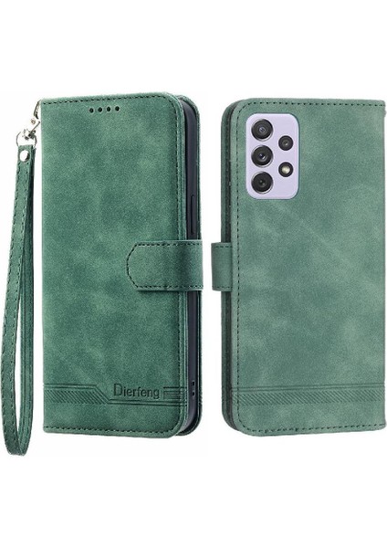 Samsung Galaxy A72 Nakit Cep Manyetik Kapatma Kart Yuvaları Için Flip Case (Yurt Dışından)