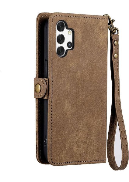Samsung Galaxy A32 4g Için Flip Case Deri Kılıf Kapak Basit Cüzdan (Yurt Dışından) fiyatları