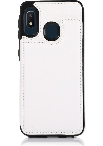 Cüzdan Kılıf Samsung Galaxy A20E / A10E Pu Deri Çift Manyetik (Yurt Dışından)