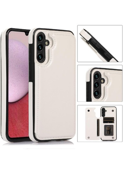 Samsung Galaxy A54 5g Kickstand Kart Yuvaları Için Cüzdan Kılıf Pu Deri (Yurt Dışından)