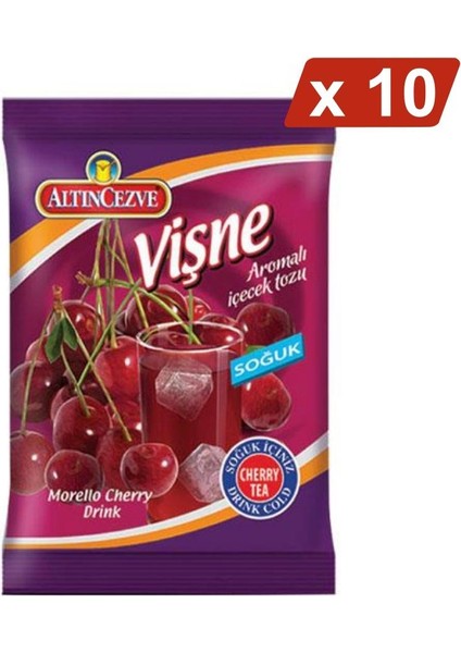 Vişne Aromalı Içecek Tozu Soğuk 450 G - 10LU Paket