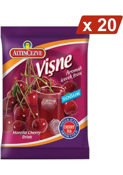 Vişne Aromalı Içecek Tozu Soğuk 450 G - 20Lİ Paket