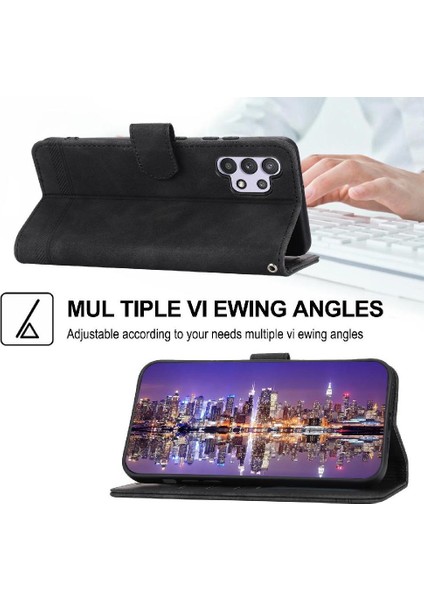 Samsung Galaxy A32 5g Manyetik Kapatma Premium Bileklik Için Flip Case (Yurt Dışından) modelleri