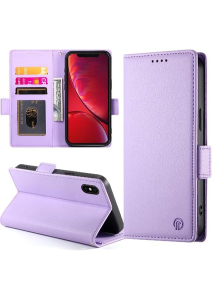 IPhone x Için Flip Case/xs Cüzdan Flip Kart Yuvaları Iş Günlük Kullanım (Yurt Dışından) modelleri