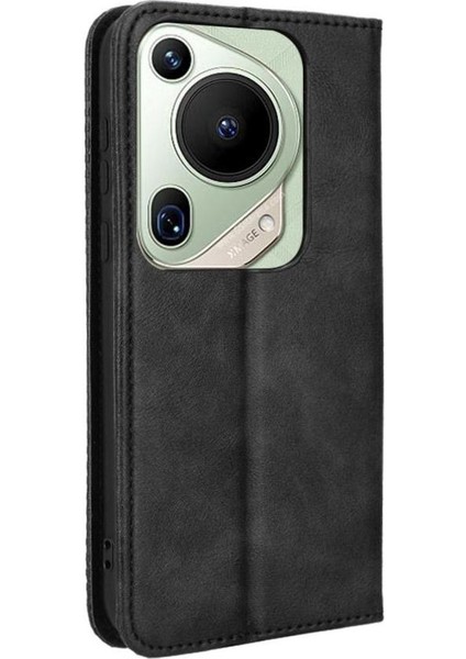 Huawei Pura 70 Pro/pro Artı Manyetik Kapatma Pu Deri Cüzdan (Yurt Dışından)