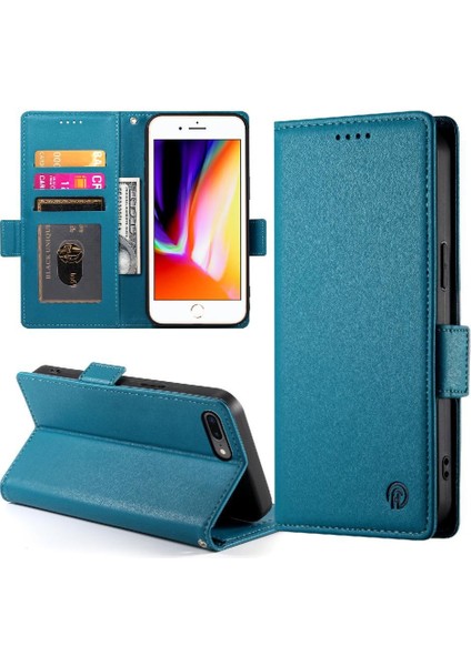 IPhone 6 Için Flip Case Artı Kart Yuvaları Günlük Kullanım Iş Cüzdan Flip (Yurt Dışından)