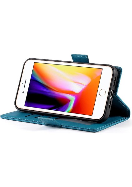 IPhone 6 Için Flip Case Artı Kart Yuvaları Günlük Kullanım Iş Cüzdan Flip (Yurt Dışından)