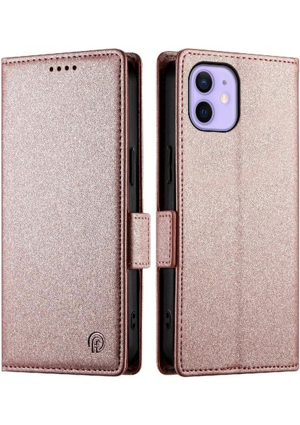 IPhone 12 Cüzdan Günlük Kullanım Için Flip Case Kart Yuvaları Flip Iş (Yurt Dışından)