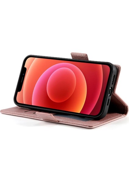 IPhone 12 Cüzdan Günlük Kullanım Için Flip Case Kart Yuvaları Flip Iş (Yurt Dışından)