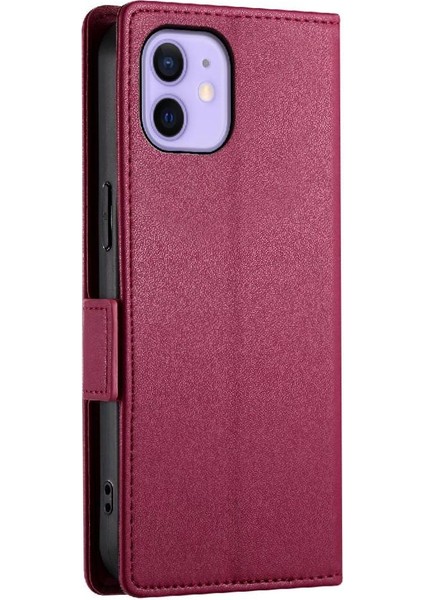 IPhone 12 Cüzdan Günlük Kullanım Için Flip Case Kart Yuvaları Flip Iş (Yurt Dışından)