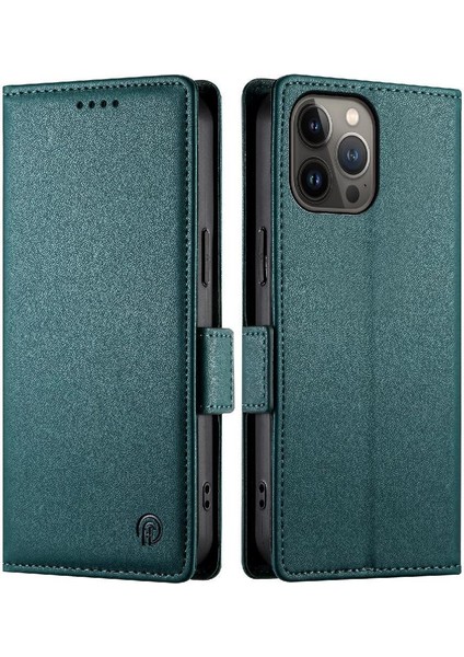 IPhone 13 Için Flip Case Pro Max Kartvizit Yuvaları Cüzdan Günlük Kullanım Flip (Yurt Dışından)