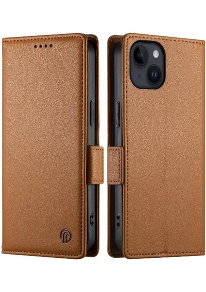 IPhone 14 Cüzdan Günlük Kullanım Için Flip Case Kartvizit Yuvaları (Yurt Dışından)