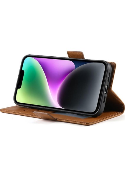 IPhone 14 Cüzdan Günlük Kullanım Için Flip Case Kartvizit Yuvaları (Yurt Dışından) fırsatları
