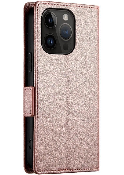 IPhone 14 Pro Günlük Kullanım Için Flip Case Kart Yuvaları Cüzdan Çevirme Iş (Yurt Dışından)