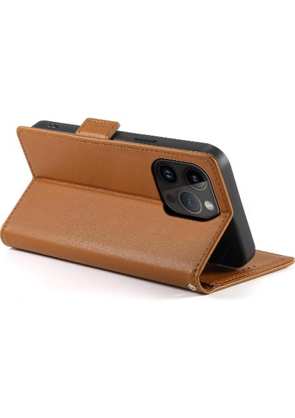 IPhone 14 Pro Günlük Kullanım Için Flip Case Kart Yuvaları Cüzdan Çevirme Iş (Yurt Dışından)