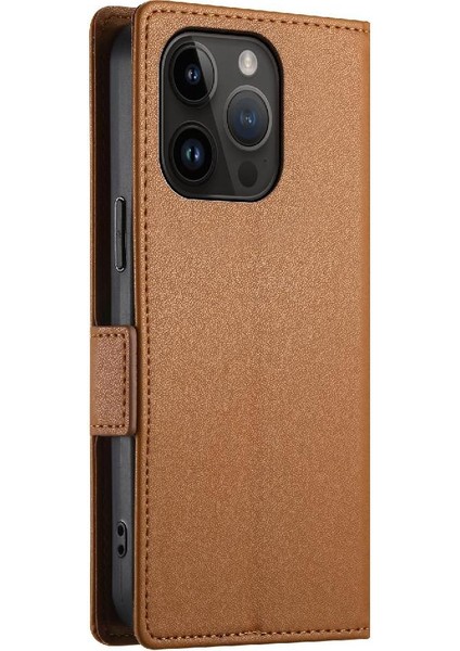 IPhone 14 Pro Günlük Kullanım Için Flip Case Kart Yuvaları Cüzdan Çevirme Iş (Yurt Dışından)
