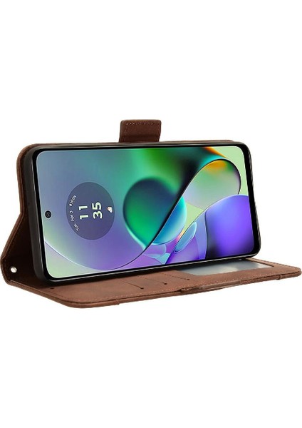 Motorola Moto G54 5g Deri Cüzdan Kapak Manyetik Kapatma Kartı (Yurt Dışından) fırsatları