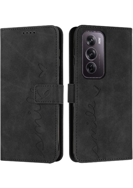 Oppo Oppo 12 Pro 5g Için Flip Case Pu Deri Aşk Cüzdan Kickstand Yan (Yurt Dışından)