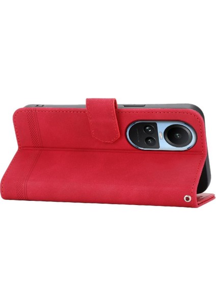Oppo Oppo 10 5g Kart Yuvaları Için Flip Case Bileklik Manyetik Kapatma Nakit (Yurt Dışından)