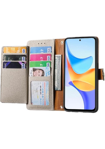Onur Oynamak Için Flip Case 50 Artı Cüzdan Aşk Fermuar Deri Kılıf (Yurt Dışından)