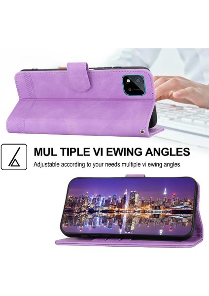 Realme C20 Kart Yuvaları Manyetik Kapatma Premium Nakit Cep Için Flip Case (Yurt Dışından) indirimleri