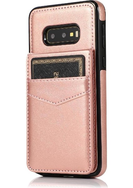 Kredi ile Samsung Galaxy S10E Manyetik Toka Kickstand ile Uyumlu (Yurt Dışından)
