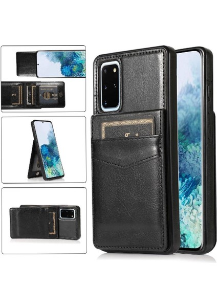 Samsung Galaxy S20 Artı Kart Tutucu Premium Deri Toka ile Uyumlu (Yurt Dışından)
