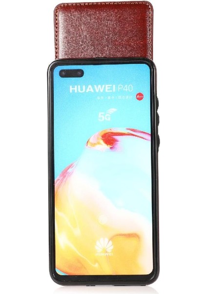 Huawei P40 Manyetik Toka Kickstand Vaka Cüzdan Kartı ile Uyumlu (Yurt Dışından) fırsatları