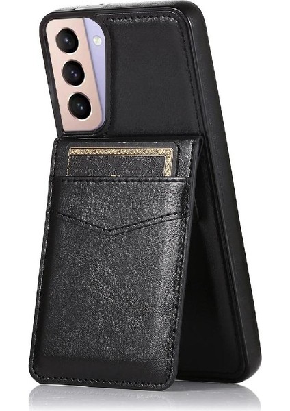 Samsung Galaxy S22 Premium Deri Manyetik Toka Kartı ile Uyumlu (Yurt Dışından)