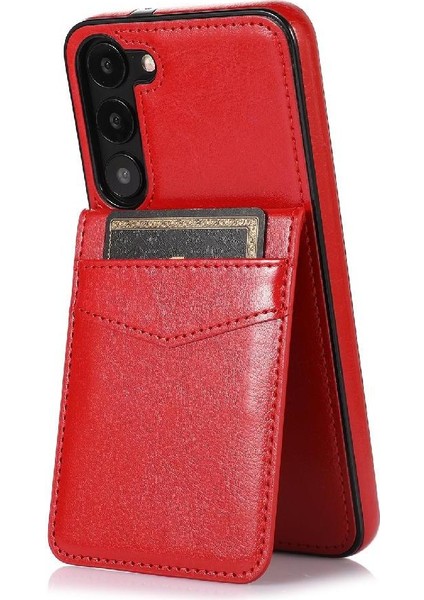 Samsung Galaxy S24 Premium Deri Kart Tutucu Manyetik ile Uyumlu (Yurt Dışından) fiyatları
