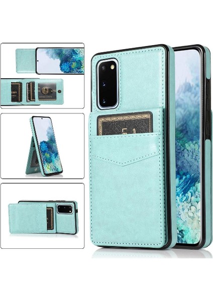 Samsung Galaxy S20 Kılıf Cüzdan Manyetik Toka Kickstand ile Uyumlu (Yurt Dışından)