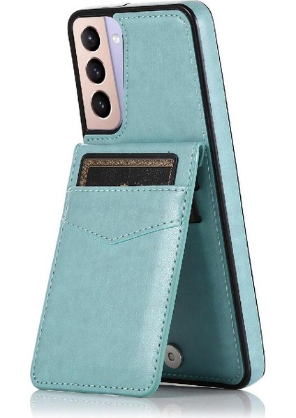 Samsung Galaxy S22 Premium Deri Manyetik Toka Kartı ile Uyumlu (Yurt Dışından)