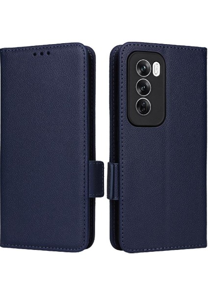 Oppo Oppo 12 5g Için Flip Case Kart Yuvaları Tutucu Yan Toka Cüzdan Pu (Yurt Dışından)