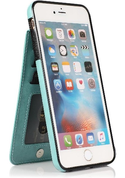 Kredi Toka ile IPhone 6/6s Premium Deri Kart Sahibinin ile Uyumlu (Yurt Dışından)