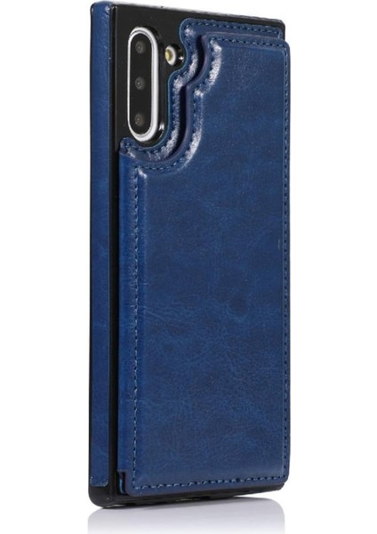 Samsung Galaxy NOTE10 Kickstand Pu Deri Kart Yuvaları ile Cüzdan Kılıf (Yurt Dışından) fiyatları