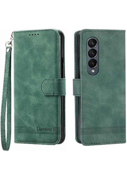 Samsung Galaxy Z Için Flip Case Fold 4 Premium Kart Yuvaları Nakit Cep (Yurt Dışından)