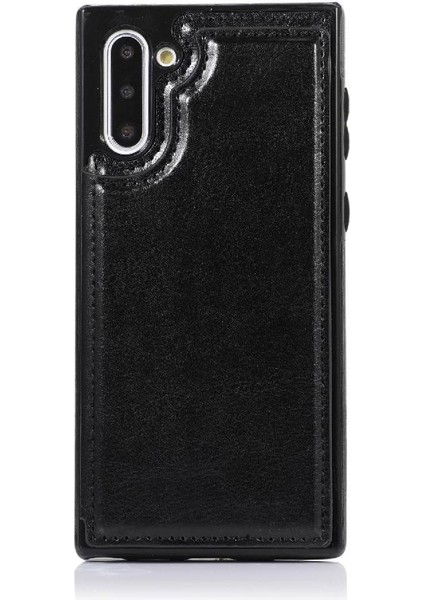 Samsung Galaxy NOTE10 Kickstand Pu Deri Kart Yuvaları ile Cüzdan Kılıf (Yurt Dışından) fiyatları