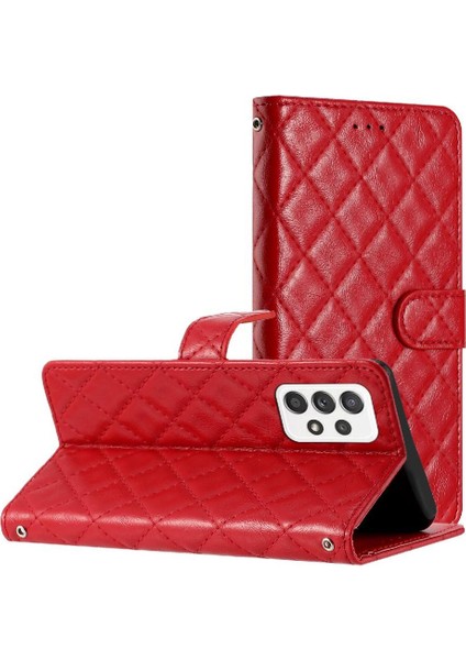 YH Market Samsung Galaxy Için Flip Case A52S 5g Kickstand Manyetik Folio Pu Deri (Yurt Dışından)