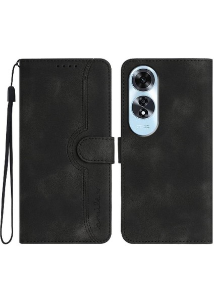 Oppo A60 Kılıf Dahili Mıknatıs Kapak Premium Pu Cüzdan ile Uyumlu (Yurt Dışından)