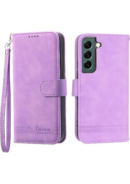 Samsung Galaxy S22 Artı Kart Yuvaları Nakit Cep Bileklik Için Flip Case (Yurt Dışından)