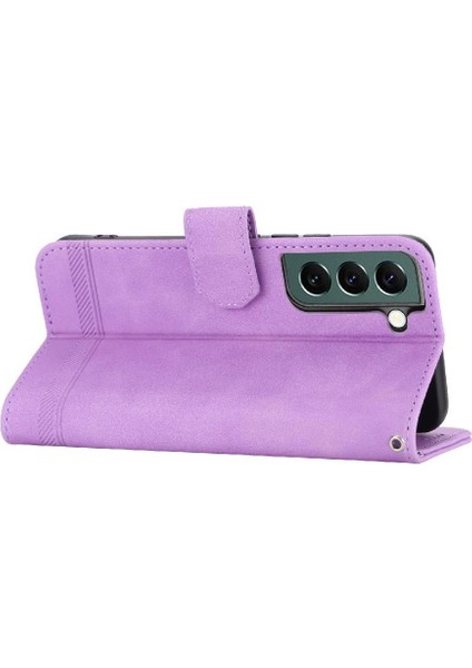 Samsung Galaxy S22 Artı Kart Yuvaları Nakit Cep Bileklik Için Flip Case (Yurt Dışından)