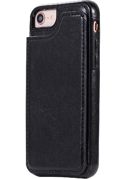 Cüzdan Kılıf IPhone 7/8/kickstand Kickstand Kart Yuvaları Pu Deri Kart ile (Yurt Dışından)