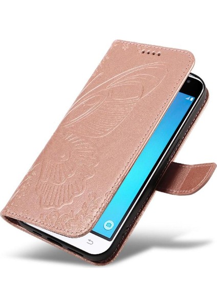 Kredi Kartı Yuvası Ayrılabilir El ile Samsung Galaxy J3 2016 Için Flip Case (Yurt Dışından)