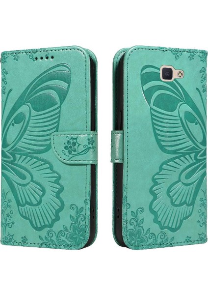 Kredi Kartı Yuvası ile Samsung Galaxy J7 Prime Için Flip Case Ayrılabilir (Yurt Dışından)
