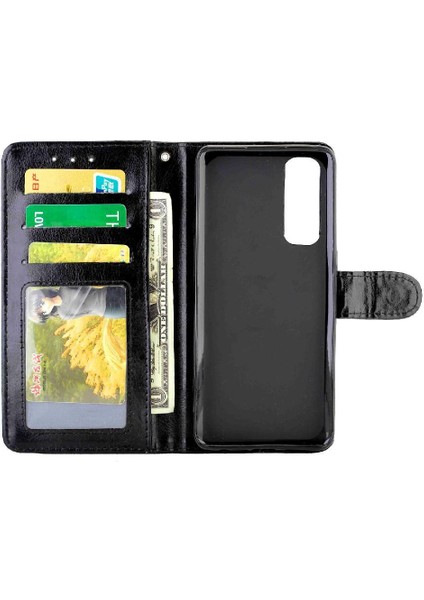 Oppo Reno4 Pro 4g Pu Deri Kickstand Manyetik Kapatma Için Flip Case (Yurt Dışından)
