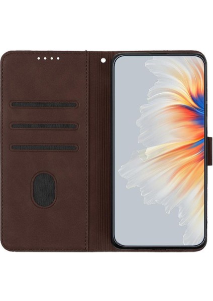Xiaomi Redmi A3 Durumda Premium Pu Cüzdan Dahili Mıknatıs ile Uyumlu (Yurt Dışından) modelleri