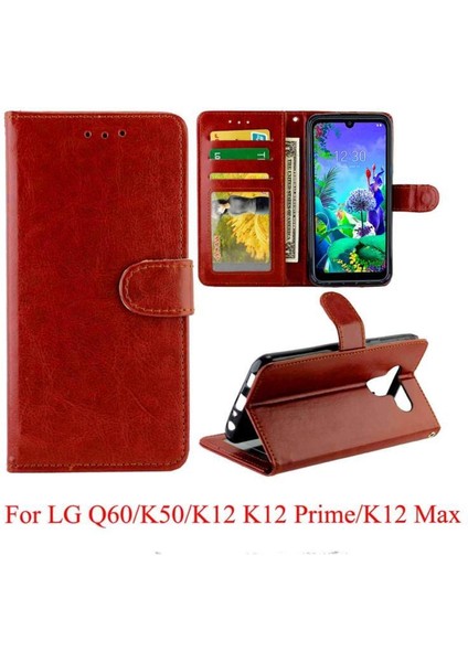 Lg Q60/LG Flip Kickstand Manyetik Kapatma Kart Tutucu Pu Için Flip Case (Yurt Dışından) fırsatları